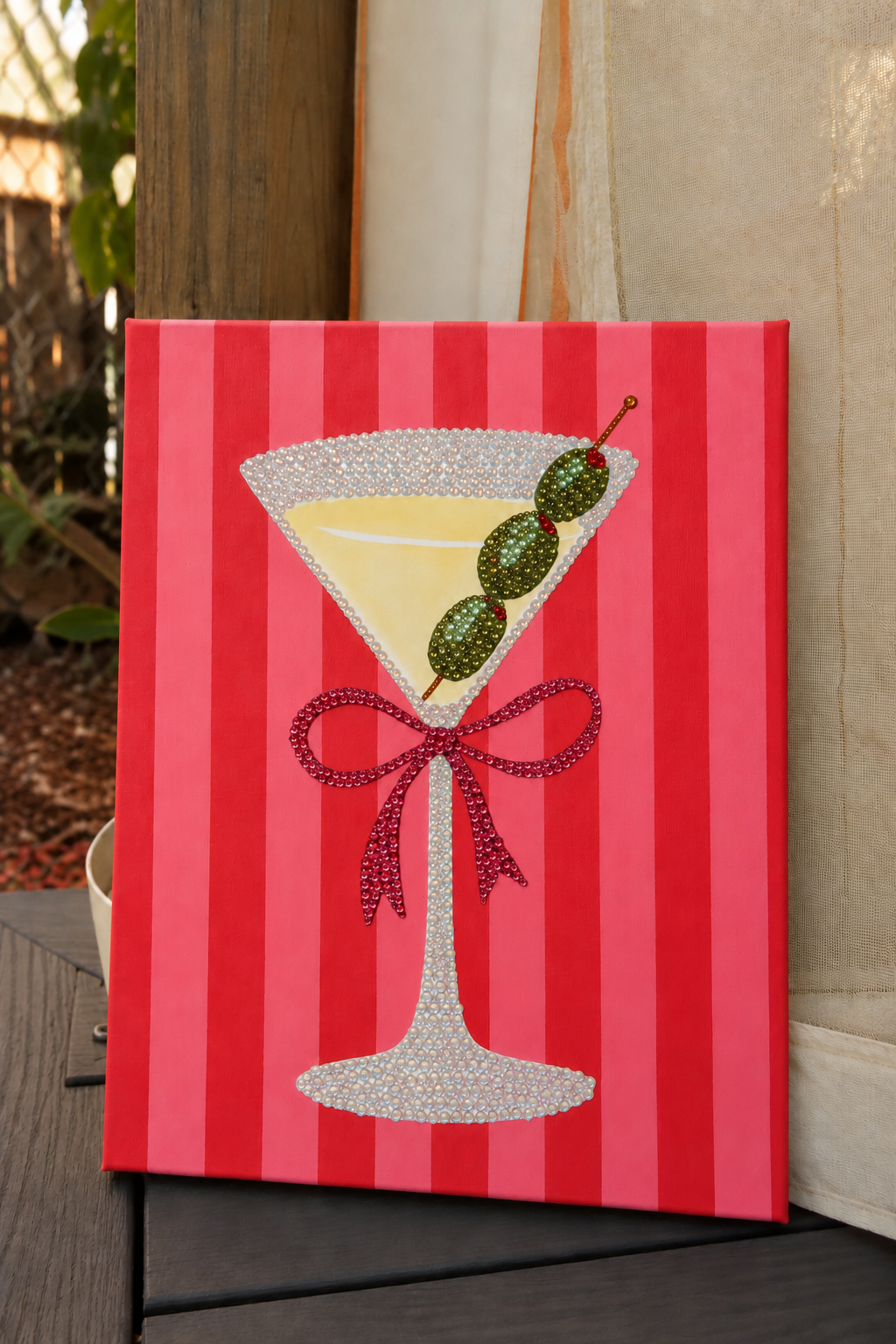 Pink Bow Martini DIY Kit