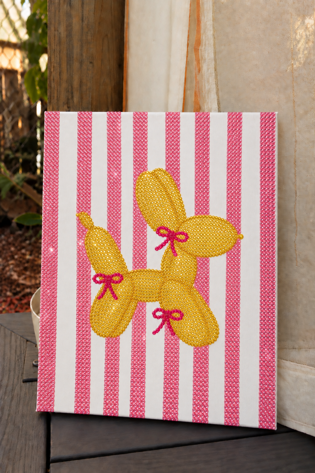 Yellow Bow Dog DIY Kit