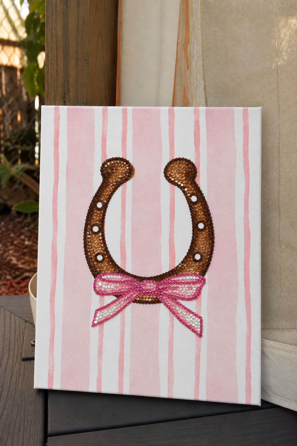 Pink Horse Shoe DIY Kit